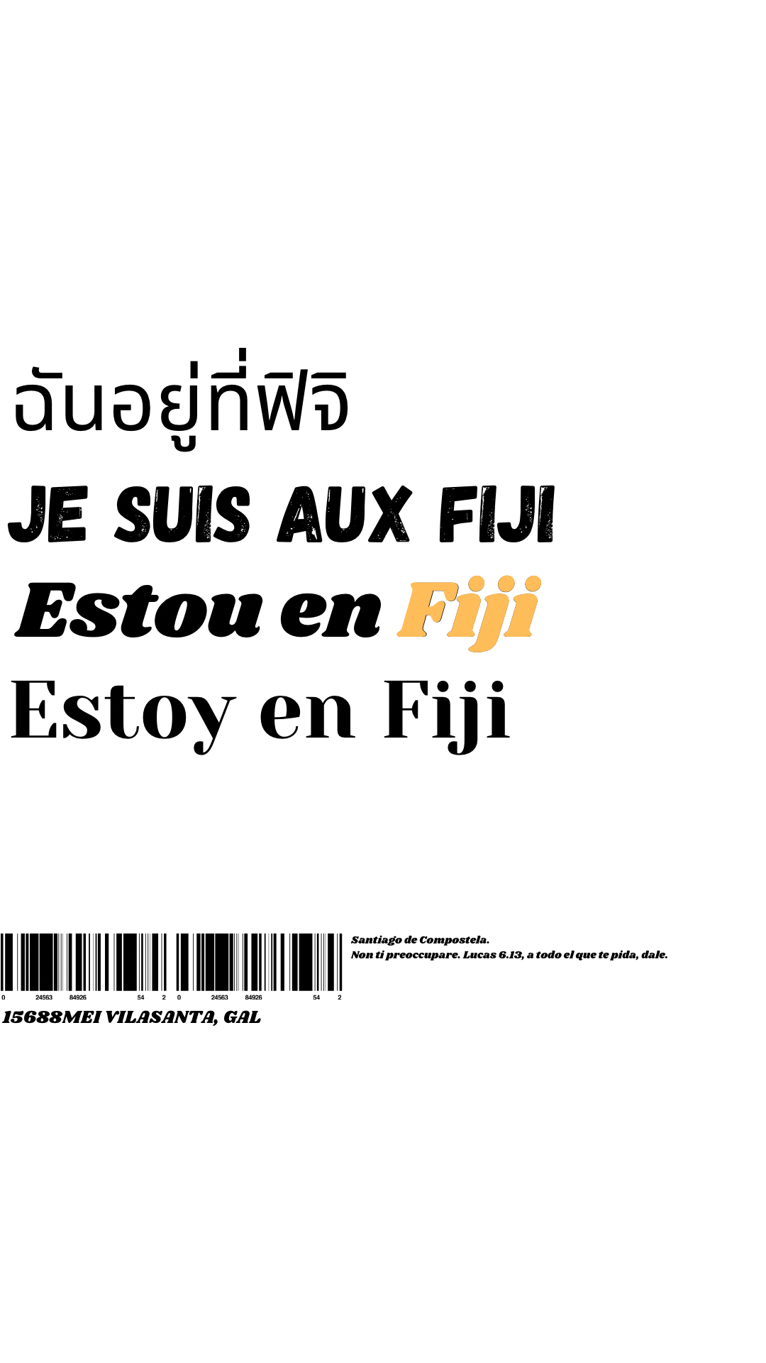 Je suis aux Fiji