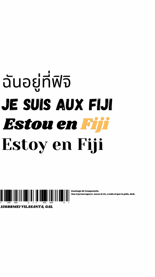 Je suis aux Fiji