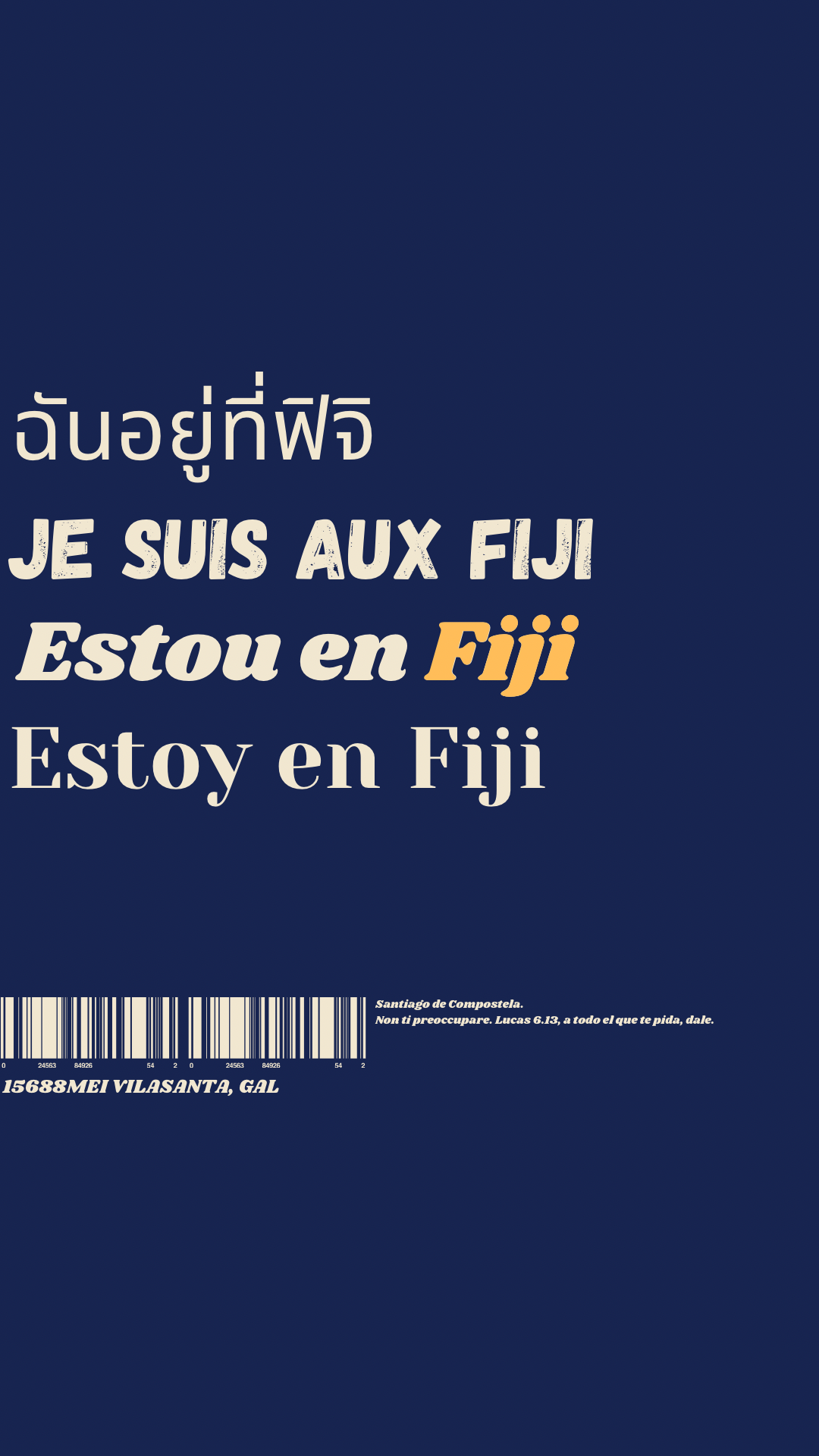 Je suis aux Fiji